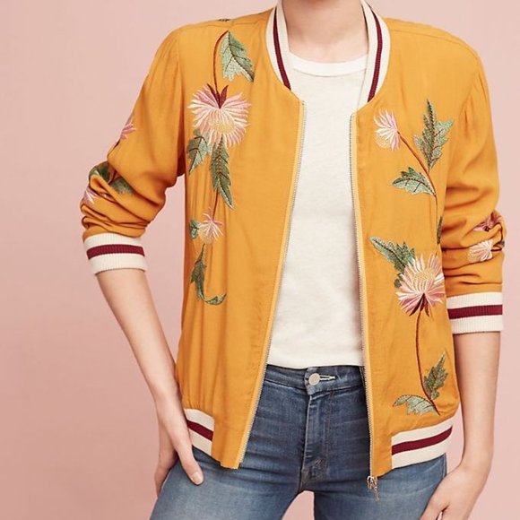 Anthropologie Jackets & Blazers - Anthropologie Elevenses embroidered jacket sz S